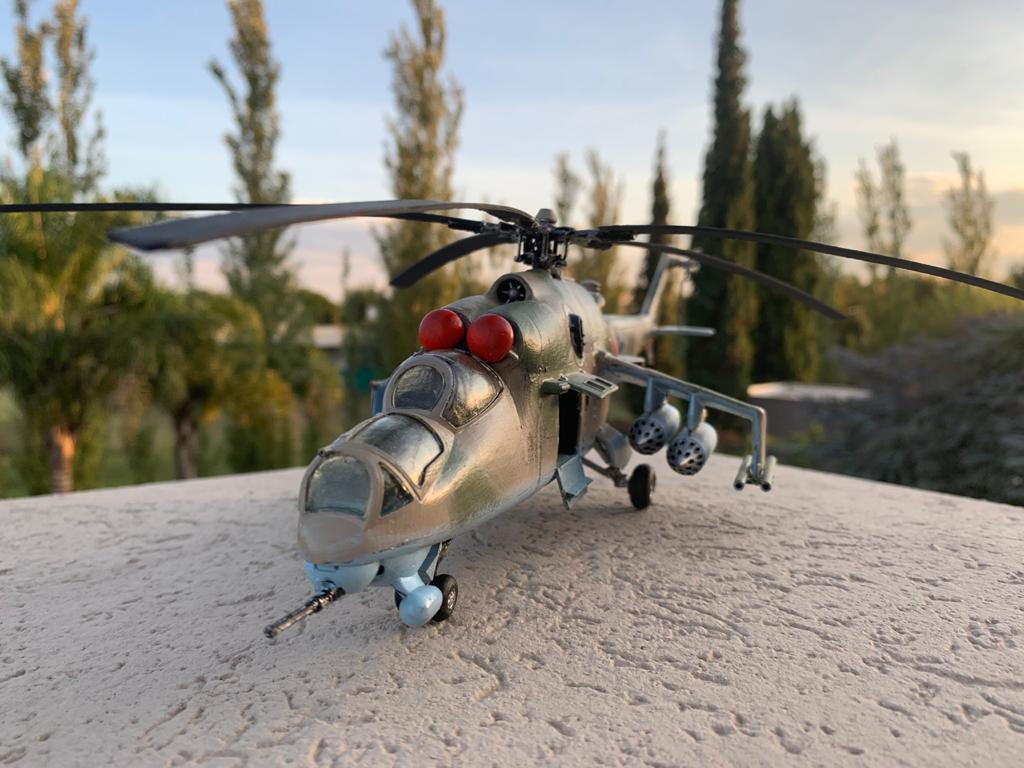 Download STL file HIND MI24 RUSSIAN HELICOPTER SCALE MODEL 148 • 3D